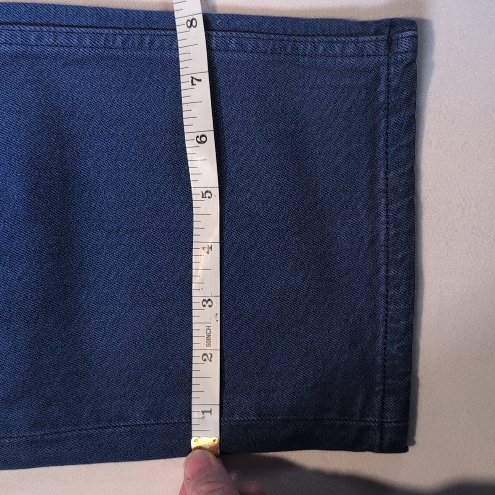 Everlane The Way-High Jean Straight Blue Dyed 27 Tall - Picture 7 of 12